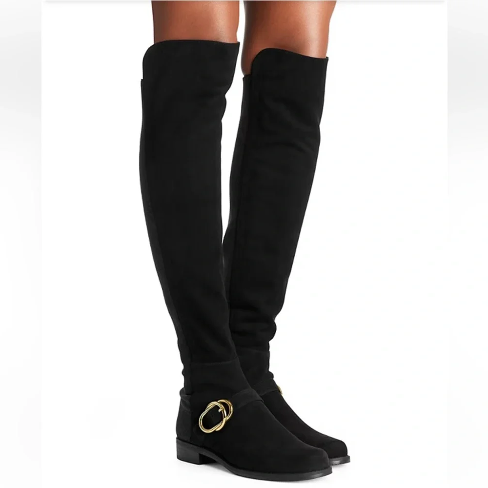 Stuart Weitzman Boots & Booties / Knee-High black SIELLA women Sz 11 NEW